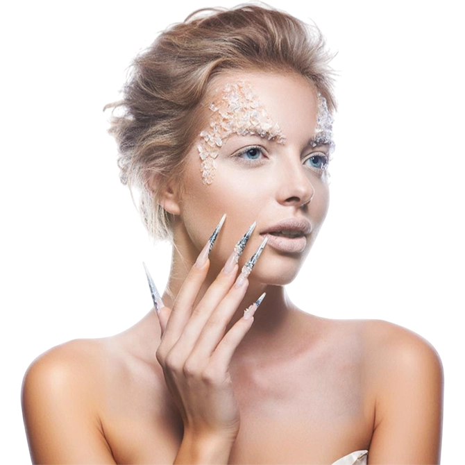 Beautiful woman with perfect skin beauty skin care concept